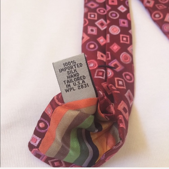 Ted Baker London Burgundy Geometric Embroidered - Picture 4 of 6